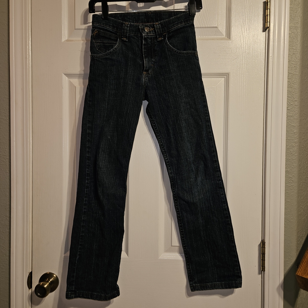 Wrangler Kids' Blue Jeans Adjustable Size 12 Slim